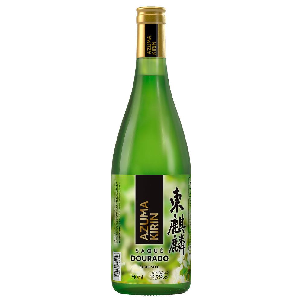 Saquê Dourado Branco Seco AZUMA KIRIN Garrafa 740ml