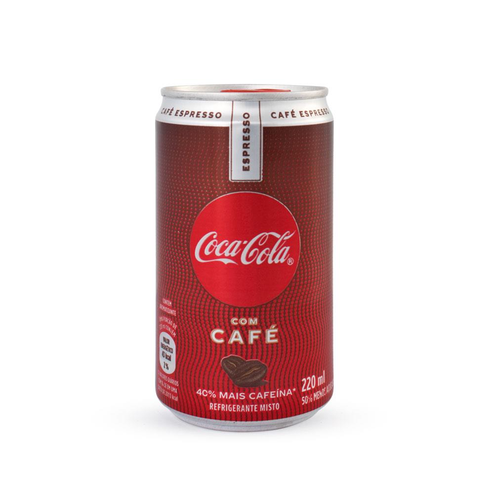 Refrigerante Coca Cola Plus Café Espresso Lata 220 mL