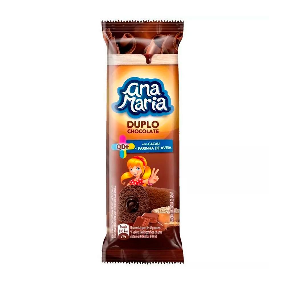 Bolinho Ana Maria Chocolate com Recheio de Chocolate 35 g