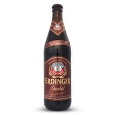 Dark' Erdinger Weissbier é uma especialidade de cerveja rica e suave de trigo.